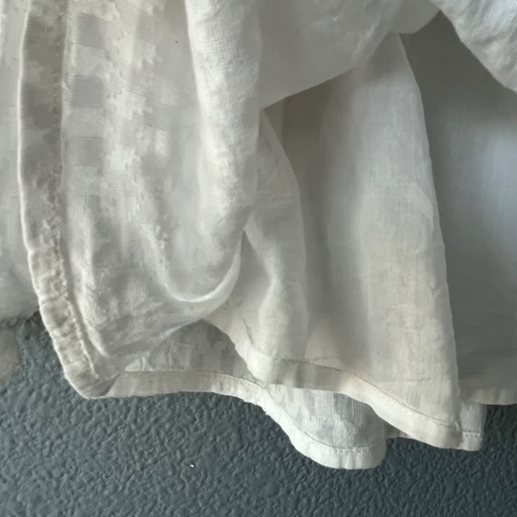 Anthropologie- Angela Peasant White Blouse - Picture 13 of 15